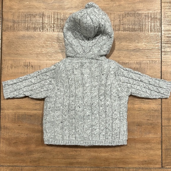 MANGO Baby knitted cardigan w/faux fur lining - Picture 5 of 6